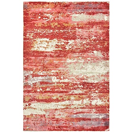 Oriental Weavers 10 x 14 ft. Formations Rectangle Rug Pink F70004305427ST